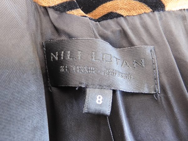 Nili Lotan Rosalin Tiger Coat, Size 8, Film Worn - Image 5
