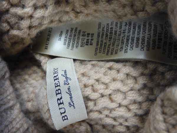 Burberry Wool Pom Pom Beanie Size 54-59 One Size - Image 4