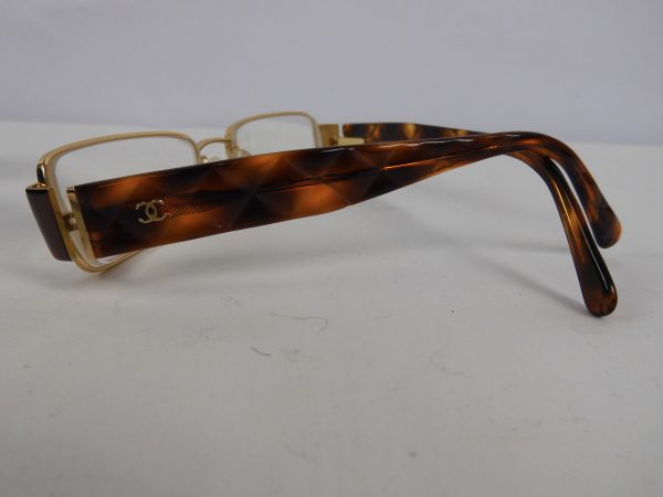 Chanel 2125 eye glasses in brown. - Image 3