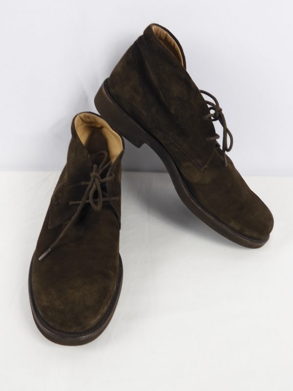Tod's brown Suede Desert boots, Size 6.5
