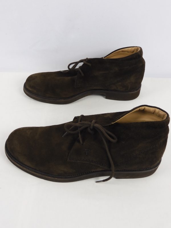 Tod's brown Suede Desert boots, Size 6.5 - Image 3