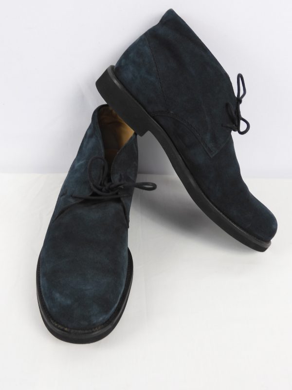 Tod's Blue suede desert boots, Size 6.5