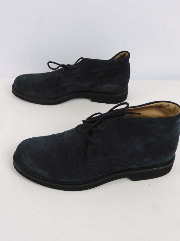 Tod's Blue suede desert boots, Size 6.5 - Image 4
