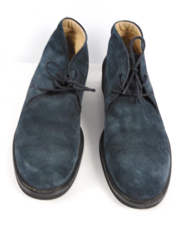 Tod's Blue suede desert boots, Size 6.5 - Image 6