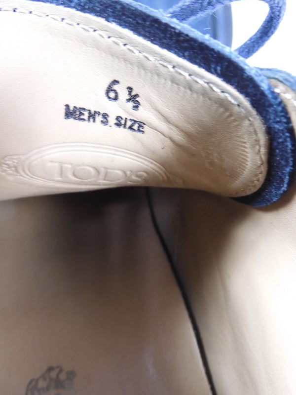 Tod's Blue suede desert boots, Size 6.5 - Image 9