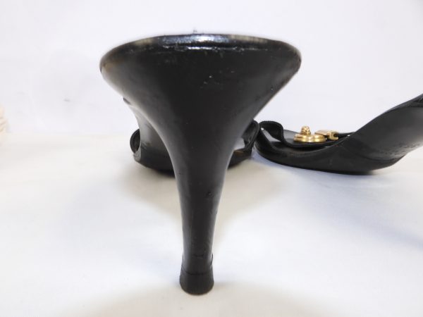 Fendi F-Lock Heeled Sandals, Size 3.5 ( 36.5 ). - Image 6