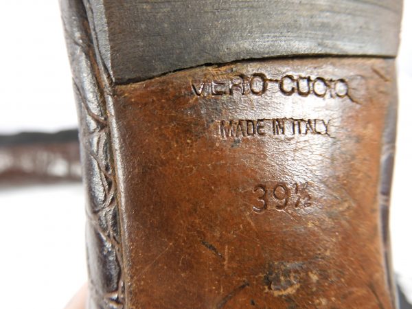 Dolce & Gabbana Crocodile Print Boots, Size 6.5 ( 39.5 ). - Image 6
