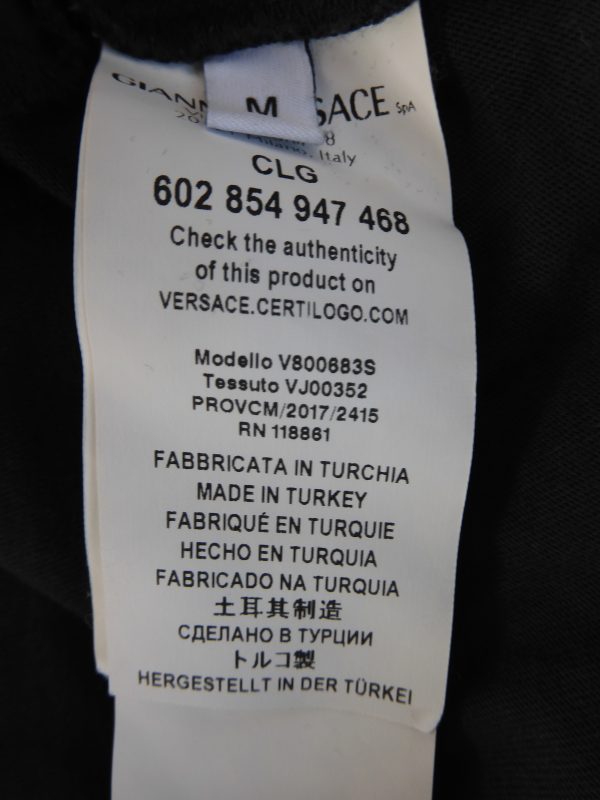 Versace Collection T-Shirt, Size M - Image 4
