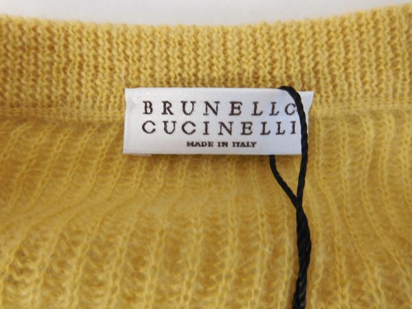 Brunello Cucinelli 3/4 Sleeve Mohair Jumper, Size M - Image 6