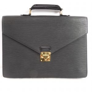LOUIS VUITTON Serviette Ambassador Epi Business Bag Leather.