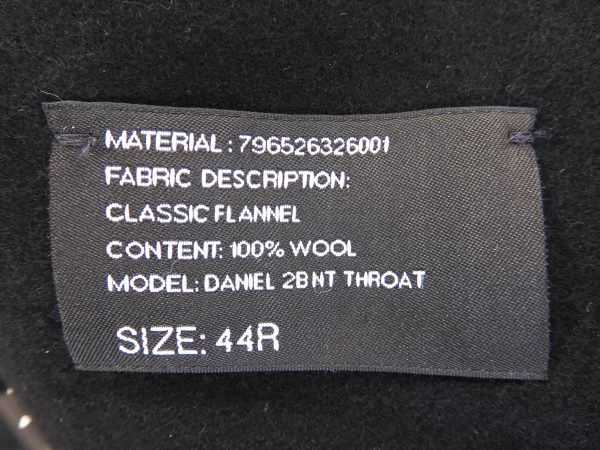 Ralph Lauren Classic Flannel Daniel Blazer, Size 44R - Image 5