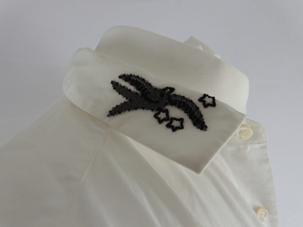 Valentino Embroidered Shirt, Size 40 (15 3/4). - Image 5