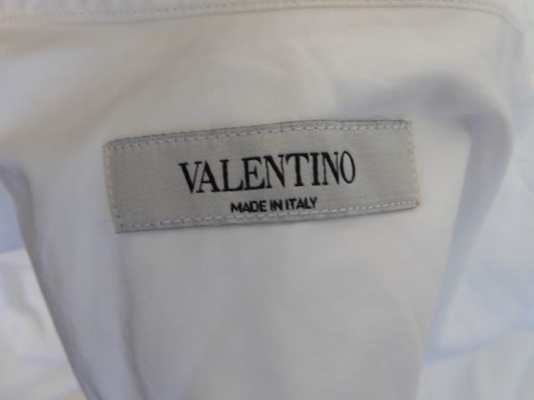 Valentino Embroidered Shirt, Size 40 (15 3/4). - Image 8