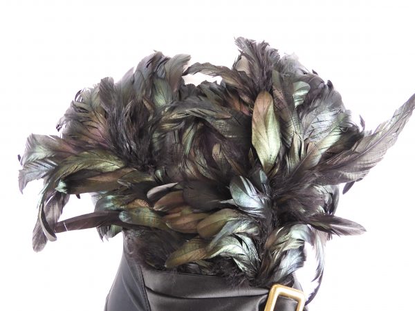 Catwalk Collection Feather Corset & Shoulder Wrap (Shawl) One Size. - Image 3