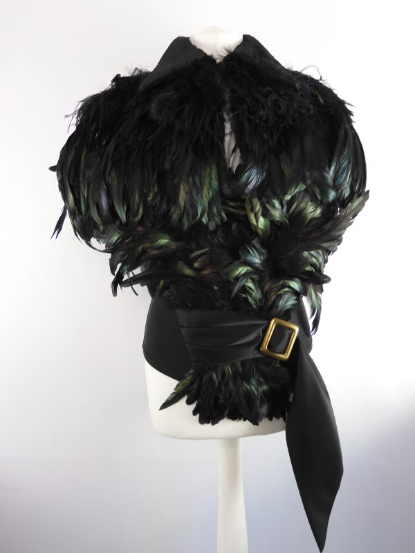 Catwalk Collection Feather Corset & Shoulder Wrap (Shawl) One Size. - Image 6
