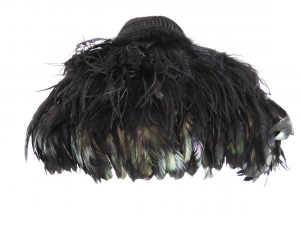 Catwalk Collection Feather Corset & Shoulder Wrap (Shawl) One Size. - Image 9