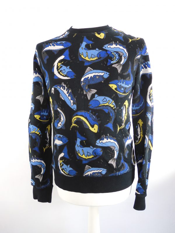 Kenzo Fish Sweater, Size M