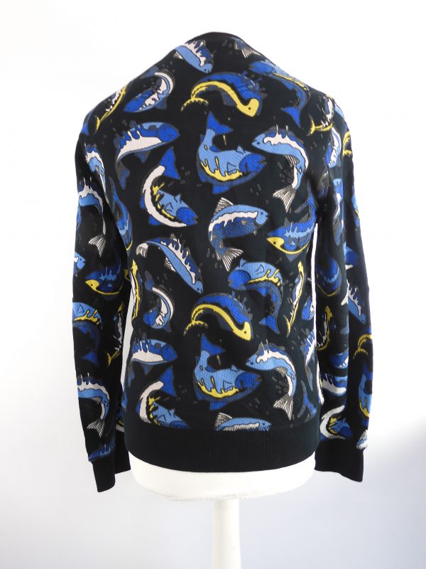Kenzo Fish Sweater, Size M - Image 3