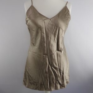 Joseph Natural Clea Silk Satin Camisole, Size 42