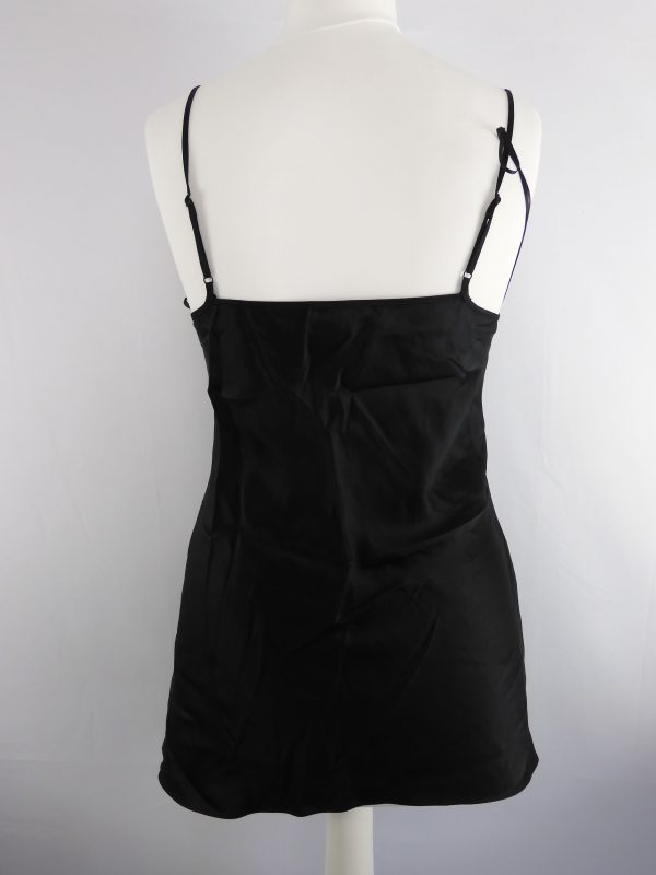 Joseph Black Clea Silk Satin Camisole, Size 38 - Image 3