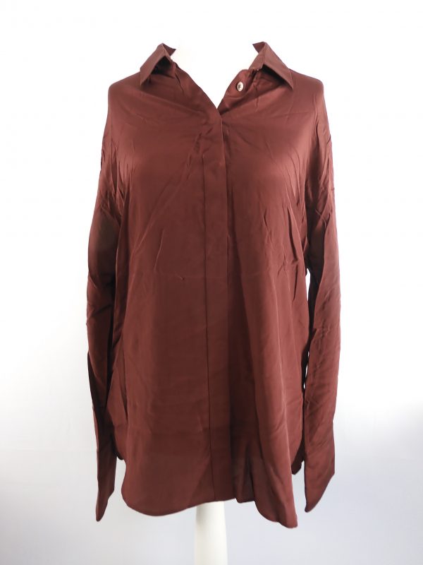 Joseph Bold Crepe Silk Shirt, Size 40, Film Worn.