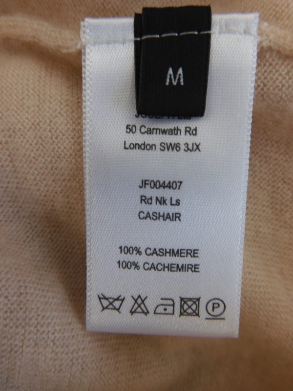 Joseph Cashair Round Neck Jumper, size M, New. - Image 4