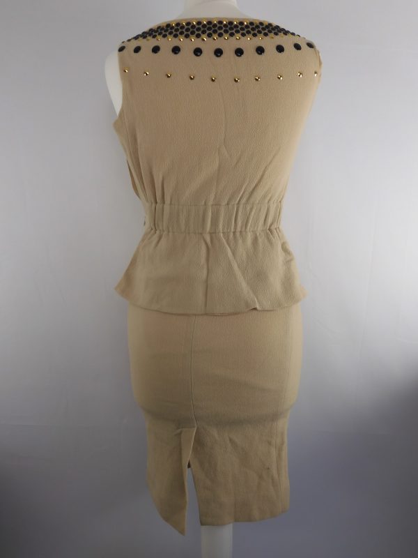 Moschino Dress 100% Virgin Wool, Size 6 - Image 4