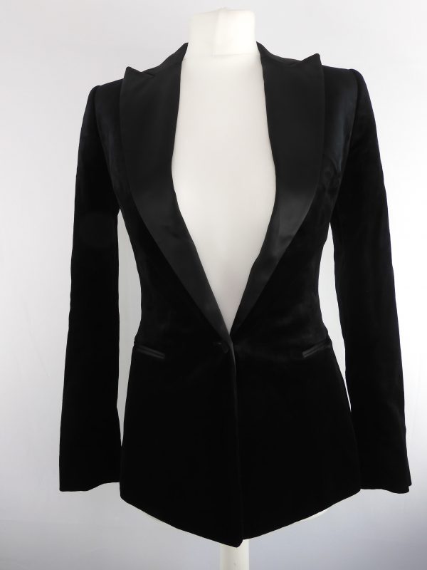 Reiss Velvet Blazer, Size 4.