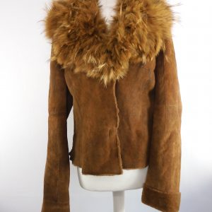 Vintage Inochi Suede & Fur Jacket, Size S