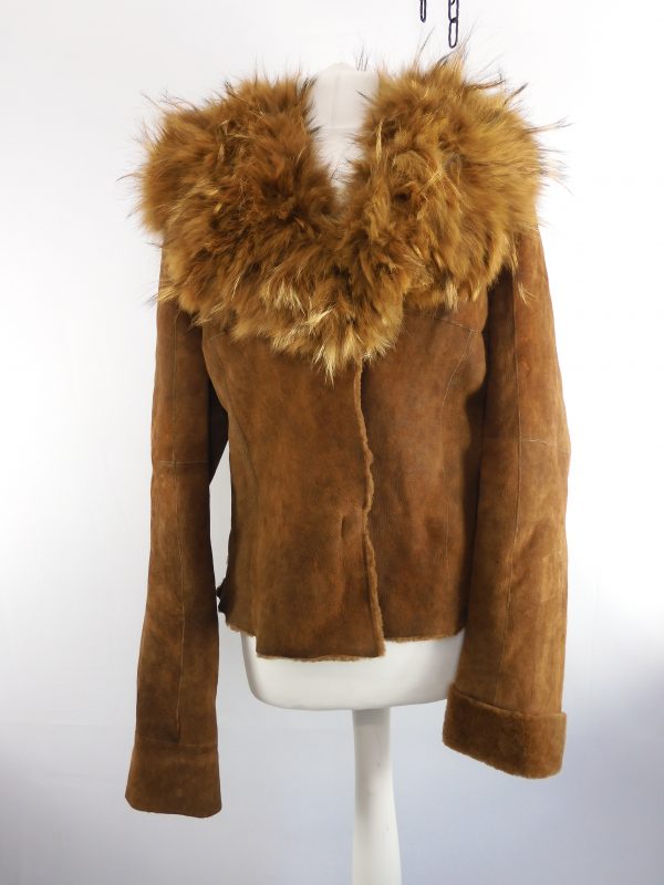 Vintage Inochi Suede & Fur Jacket, Size S