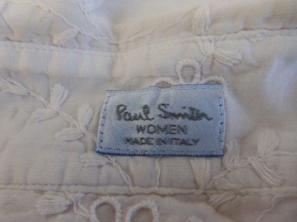 Paul Smith Broderie Anglaise Shirt Dress, Size 40 (S). - Image 5