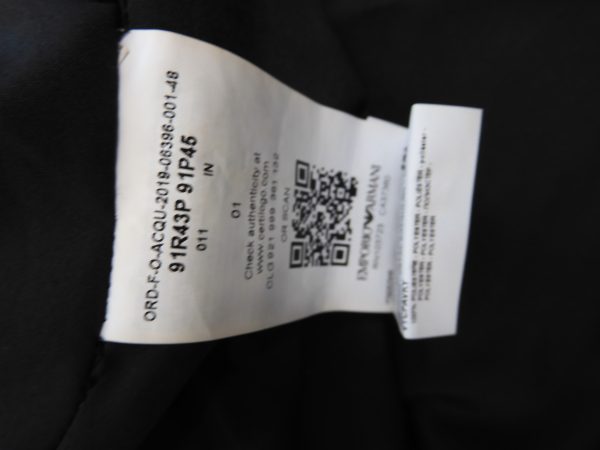 Emporio Armani Geaca de Piele Leather Jacket, Size S, Film Worn. - Image 4