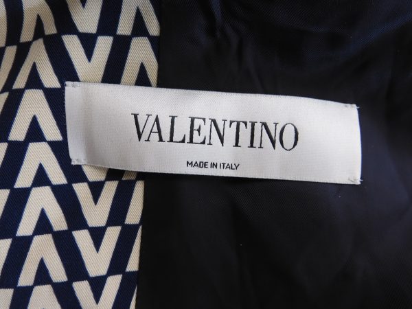 Valentino V Print Monogram Bomber Jacket, Size 44 (S) - Image 4