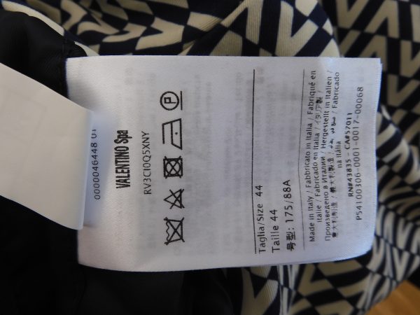 Valentino V Print Monogram Bomber Jacket, Size 44 (S) - Image 5
