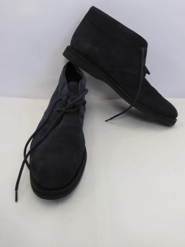 Michael Kors Blue Suede Desert Boots, Size 11.