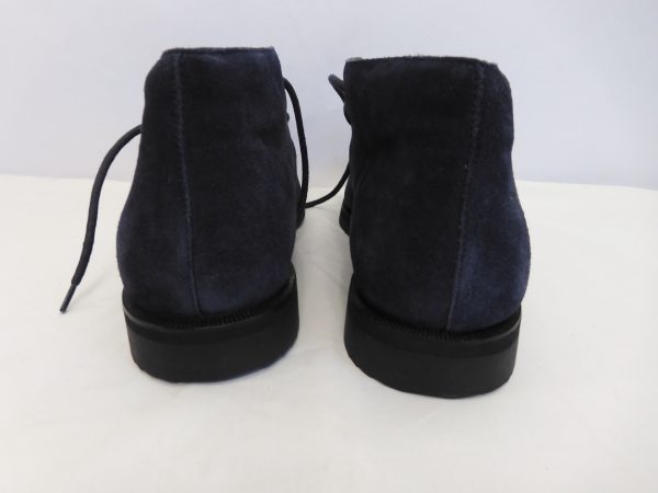 Michael Kors Blue Suede Desert Boots, Size 11. - Image 6