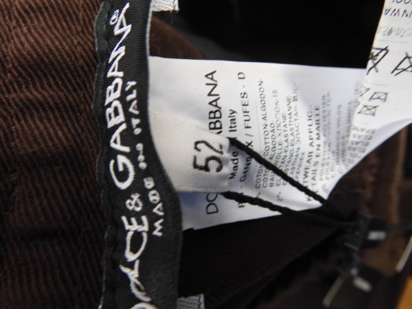 Dolce & Gabbana Pantalone G4N9AX / FUFES, Size 52 (42 XL) - Image 8