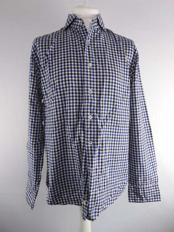 Boggi Milano Checked Shirt, Size XL