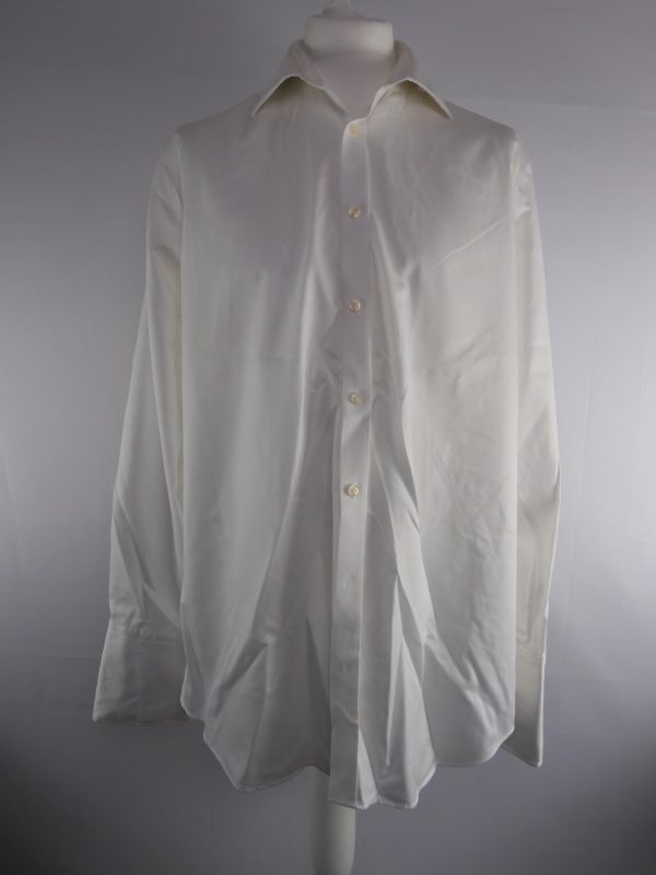 Hawes & Curtis Classic Fit Shirt, Double Cuff, Size 17.5" XL