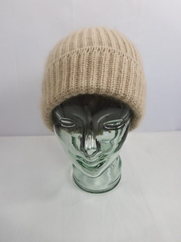 Piacenza 100% Cashmere Beanie, One Size. - Image 3