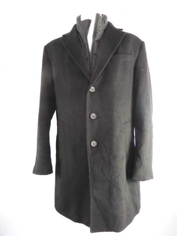 Louis Feraud Over Coat with detachable facing, Size 58 - Image 2