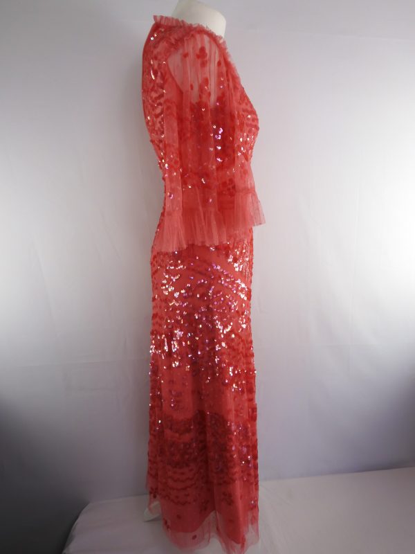 Needle and Thread Anais Sequin Gown, Size 6 - Image 4