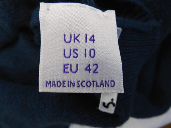 Brora Cashmere cardigan, Size 14, Film Worn. - Image 6