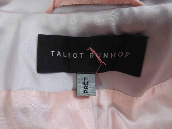 Talbot Runhof Jacquard Coat, Size 4, XS. - Image 5