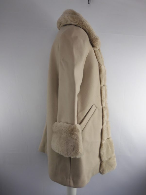 River Island Women's Coat, Faux Fur, Size 6. Film Worn. - Image 3