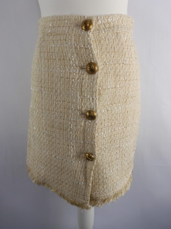 Pinko Tweed Skirt, Size 38, 6, XS.