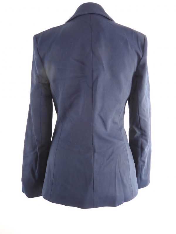 Pinko Women's Navy Glorioso Double Breasted Closure Jacket, Size 10, Film Worn. - Image 4