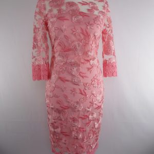 Naeem Khan, Crochet-trimmed Embroidered Tulle And Silk Midi Dress, film Worn,Size 4.
