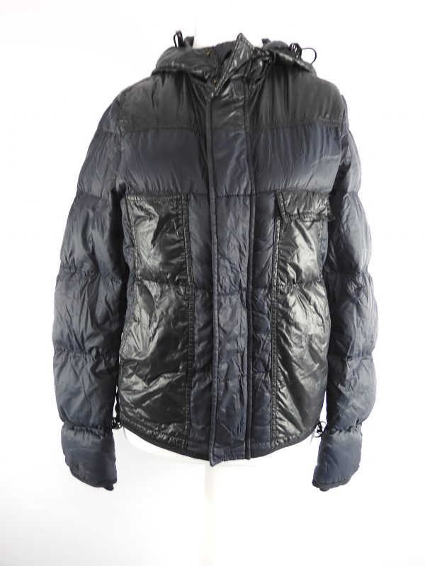 Balenciaga Light Weight Quilted Hooded Jacket, Size 48-M