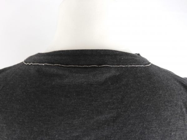 Brunello Cucinelli Cotton Jersey T-Shirt with Monili, Size M - Image 4